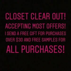 Closet Clear Out! Accepting reasonable offers!